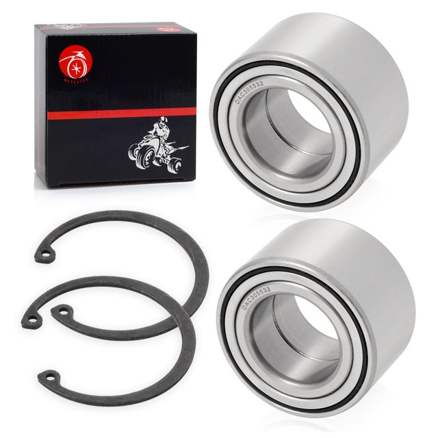 2 Rodamientos De Rueda Resistentes + Circlip Compatibles Con Arctic Cat Atv 250 300 350 366 400 425 450 500 650 700 1000 2005-2017 1402-027 1402-809 0423-423 Rodamiento De Rueda Delantera Y Trasera 30
