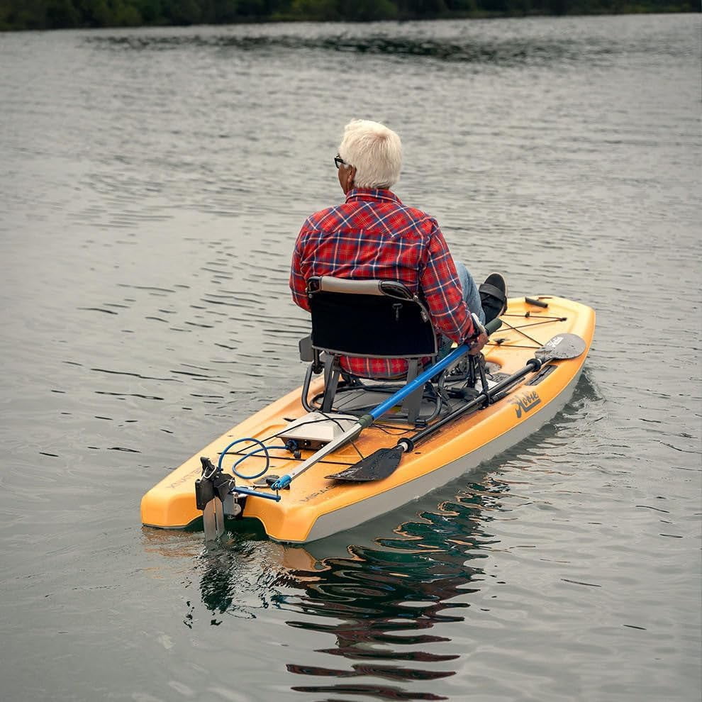 Bixpy Hobie Lynx Gudgeon with Universal Versa Rudder Adapter and Pole Steering, Kayak Rudder Mount Accessory, Compatible with Hobie Lynx Kayak, Durable Marine Grade Construction, Easy Installation
