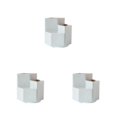 thumbnail image 4 of Matsuzay 3 ranuras portalápices de 360 grados caja de almacenamiento de lápices soporte de escritorio organizador de brochas de Type1 NO1, 4 of 6