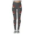 thumbnail image 4 of WILLBEST Leggings de Entrenamiento de Cintura Alta Para Mujer, Pantalones de Yoga Suaves y Elásticos Con Estampado Navideño, Diseño de Bloques de Color Para Fitness y Running. Extra Grande, 4 of 4