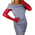 thumbnail image 2 of Women's Latex 27.6 Inch Slim Fit Full Finger Party Gloves, 2 of 6