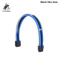 thumbnail image 3 of FormulaMod Fm-NC8P CPU 8Pin(4+4) Power Extension Cable For Motherboard 8 Pin 18AWG Combination Color Cables With Cable Comb, 3 of 5