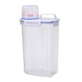 thumbnail image 1 of Rice Containers Airtight Large Capacity Plastic Clear Measuring Cup Rice Storage Bin for Kitchen, 1 of 11