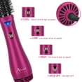 thumbnail image 4 of Hair Dryer and Blow Dryer Brush in one, Aima Beauty 4 in 1 Upgrade Hot Air Brush for Women, Negative ion, Frizz Less, Rose Pink, 4 of 7