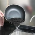 thumbnail image 4 of Wide Mouth Pan Strainer with Clamp Anti-Spill Leakage Noodle Water Filter Kitchen Accessories, 4 of 5