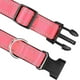 thumbnail image 3 of Collar de nailon para perro con tira reflectante, collar clásico acolchado para perros medianos, rosa, talla M, 3 of 5