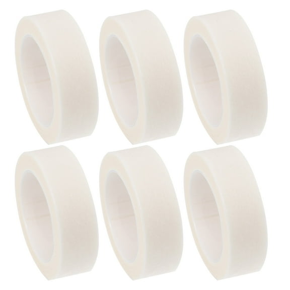 6 Rolls Medical Tape Adhesive Bandage Wound Dressing for Hospital First Aid Electric White