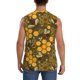 thumbnail image 4 of Balery Bees and Honeycombs Camisetas sin mangas para hombre, absorbe la humedad y protege contra el mal olor.-3X-Large, 4 of 7