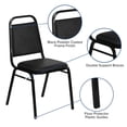 thumbnail image 2 of Flash Furniture Hercules Series Trapezoidal Back Stacking Banquet Chair in Black Vinyl, 2 of 9