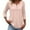 Light Pink, variant on XIAONU T Shirts For Womens Long Sleeve Turtleneck Knit T Shirt baggy Fit pleasure Split Hem Tops For Daily Wear Comfortable Soft Stretch Basic Tee