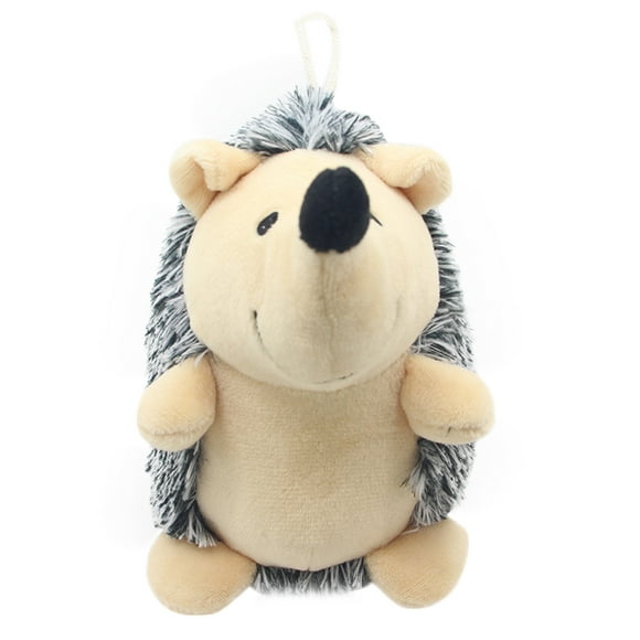 LSLJS Dog Toys Soft Rubber Dog Toys Puppy Chew Toy Squeaky Toy Fetch Play Animal Ball Toy, Pet Sounding Toy Little Hedgehog Dog Puzzle Chewing Toy Plush Hedgehog