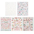 thumbnail image 1 of 5pcs Useful Nail Sticker Christmas Nails Decals Delicate Nail Art Patch, 1 of 7