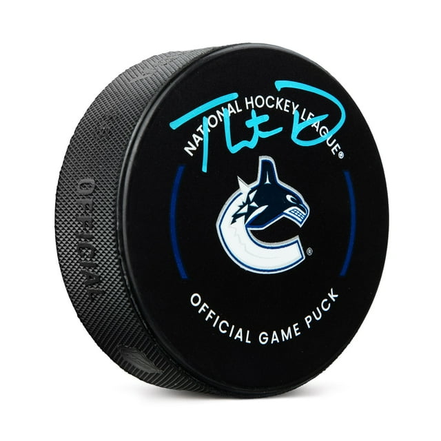 Thatcher Demko Rondelle Officielle des Canucks de Vancouver Signée