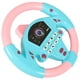 thumbnail image 4 of FELTECHELECTR Volante de simulación de conducción, juguete educativo para niños y niñas (estilo PVC rosa y azul, sin pilas)., 4 of 7