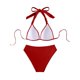 thumbnail image 5 of Traje de baño para mujer, estilo bikini de Europa y América, con efecto lavado, para mujer., 5 of 6