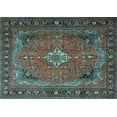 thumbnail image 1 of Ahgly Company Indoor Rectangle Persian Light Blue Traditional Area Rugs, 3' x 5', 1 of 4