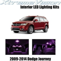 XtremeVision Interior LED for Dodge Journey 2009-2014 7 pcs Pink Interior LED Kit   Installation Tool
