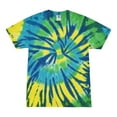 thumbnail image 2 of Colortone Tie Dye T-Shirts Swirl Multi Colors Adult S to 5XL Men 100% Cotton, 2 of 3