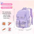 thumbnail image 3 of Gynky Kids Backpack for Girls School Bags for Middle School Students Book Bag for Elementary Primary Kawaii Backpack, 3 of 6