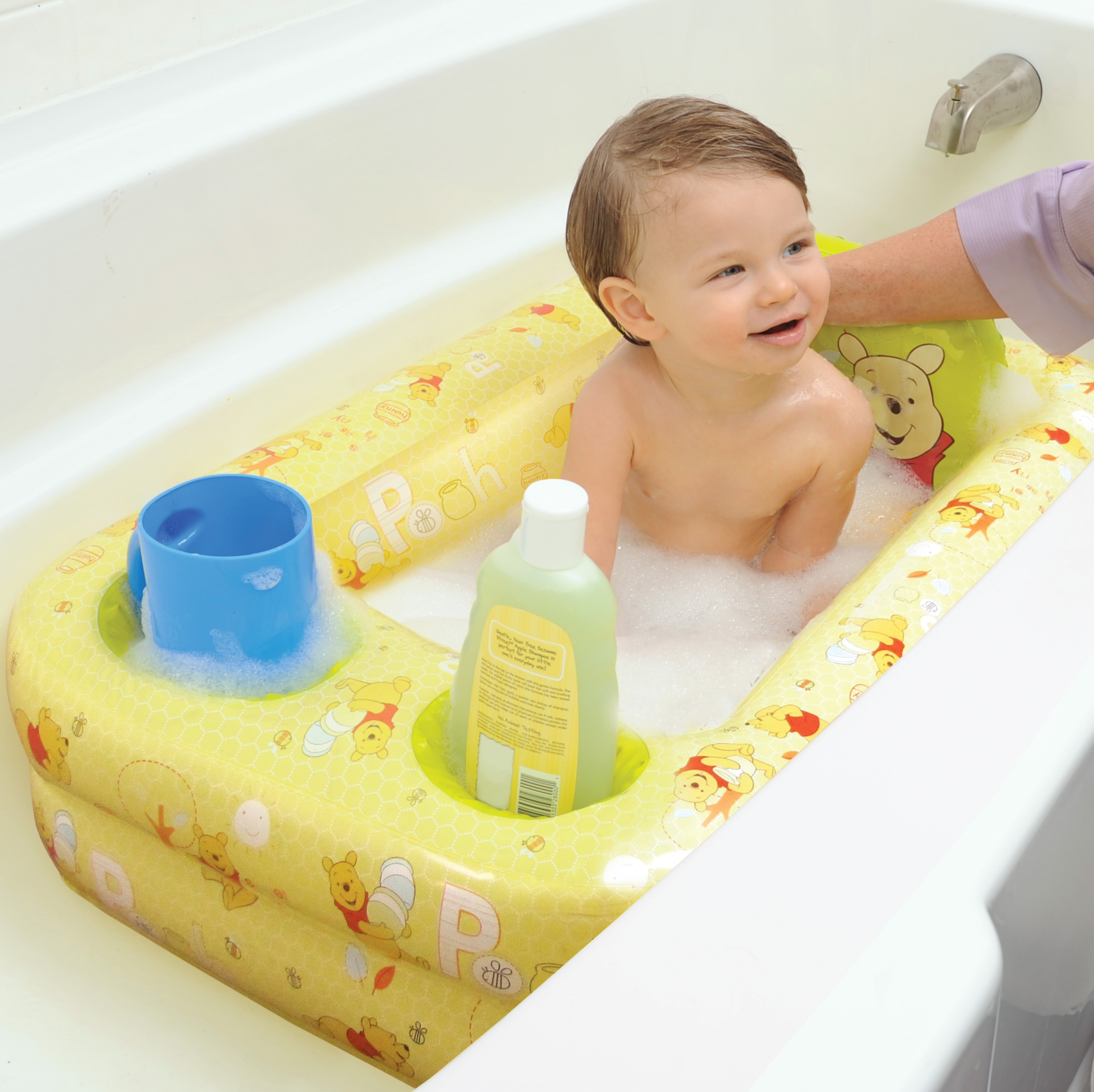 Disney Baby Inflatable Bathtub Kid Toddler Bath Tub Portable Pool Water Play 