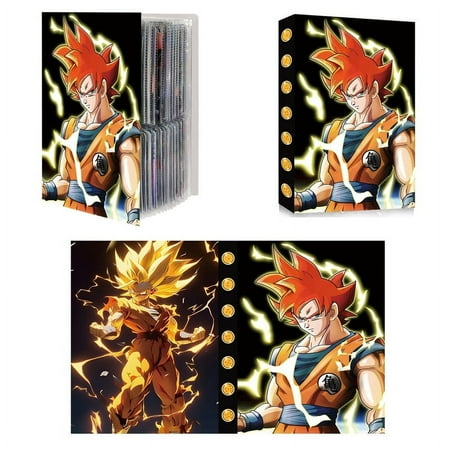 240pcs Card Album Book Naruto Dragon Ball Goku Vegeta ONE PIECE Luffy Zoro Map Letter Holder Binder Card Notebook Collection Toy