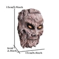 thumbnail image 3 of HOZADOIE Bark Face Home Decor Halloween Horror Tree Face Hand Decor Set Statuesm Halloween Tree Bark Faces Decor Outdoor Tree Bark Ghost Face Decoration Yard Art, 3 of 9