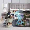 thumbnail image 5 of Josh Actor Hutcherson Blanket Soft Throw Blanket Micro Fleece Fuzzy Blankets Thin Bed Couch Decor for Men Women Adult Nap Bedroom Office All Season 80x60 in, 5 of 9