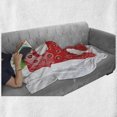 thumbnail image 6 of Letter R Soft Flannel Fleece Throw Blanket, Food Elements in Such a Way Resembling Capital R Summer Season Food, Cozy Plush for Indoor and Outdoor Use, 60" x 80", Vermilion Green Orange, by Ambesonne, 6 of 6