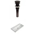 thumbnail image 1 of American Imaginations 31.89-in. W 3H8-in. Ceramic Top Set In White Color - Overflow Drain Incl. AI-30657, 1 of 8