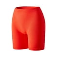 thumbnail image 4 of YDFCWXW Women's Slip Shorts, Comfortable Boyshorts Panties, Anti-chafing Spandex Shorts for Under Dress (Orange, XL), 4 of 4