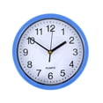 thumbnail image 2 of Lochimu Silent Wall Clock Silent Round Wall Clock 8 Inch Battery Powered Wall Clock for Living Room Home Bedroom Kitchen Blue, 2 of 7