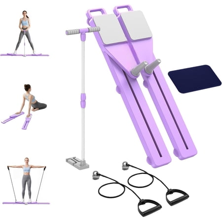 2026 Upgrade 6-in-1 Pliates Board - Multifunctional Anti-Slip Silent Pilates Board Portable Pilates Reformer Machine for Full Body Workout$$