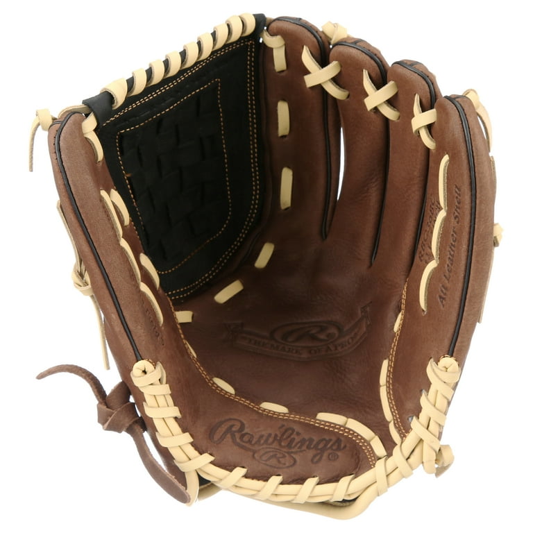 Rawlings 12.5 RBG36 Recreational Baseball Softball Glove All Leather Shell Right Hand Throw Shop Black Friday Deals for 2024 Walmart