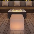thumbnail image 5 of 30*30*30cm 5V RGB 16-Color Changing LED Light Up Furniture Chair Cube Stool Night Light & Remote Control, 5 of 19