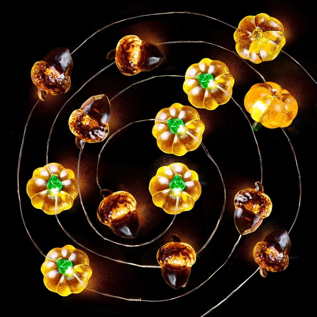 Guirnalda de luces LED BLCTec para decoración de otoño, 12,8 pies, 40 LED con temporizador