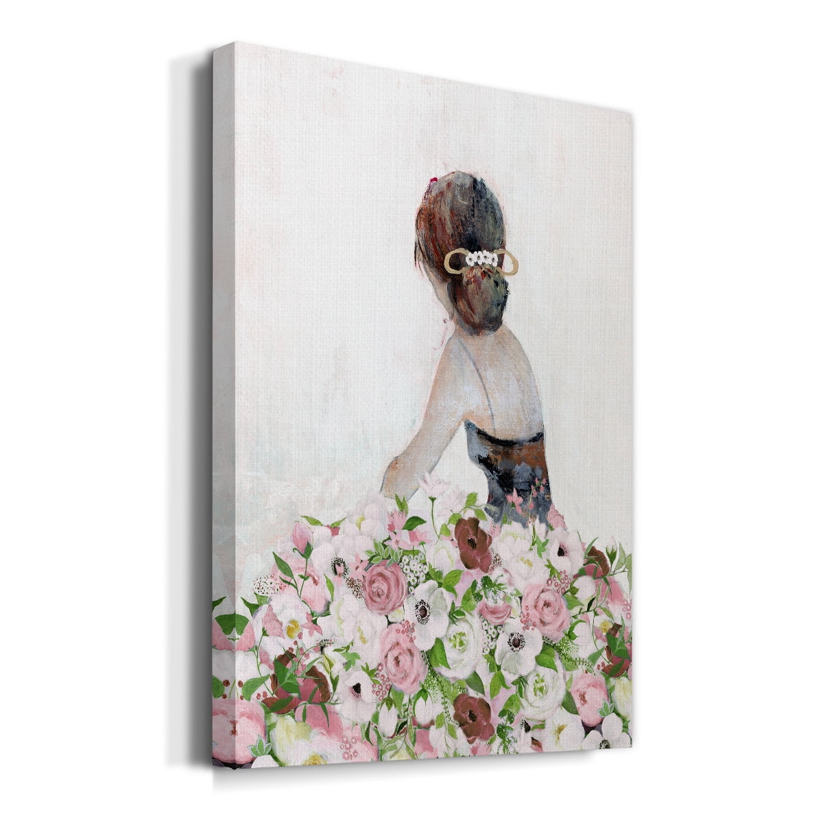 Beautiful Floral Contemplation II Premium Gallery Wrapped Canvas - Ready to Hang
