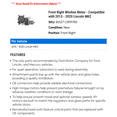 thumbnail image 2 of Front Right Window Motor - Compatible with 2013 - 2020 Lincoln MKZ 2014 2015 2016 2017 2018 2019, 2 of 2
