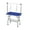 Blue-46", variant on 36" Grooming Table – Heavy Duty Stainless Steel Adjustable Grooming Table with Arm, Storage Basket, Non-Slip Surface for Dogs & Cats (Blue)