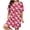 Pink A, variant on Jamicy Sleep Dress for Women Valentine's Day Gifts for Wives Nightgowns for Women Plus Size Sleep Shirts Womens Nightgown Short Sleeves Print Night Shirts Soft Sleepwear