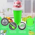 thumbnail image 5 of Taza para hacer granizados – DIY Magic Slushy Maker Squeeze Cup, taza portátil para batidos para hacer jugos, leche y helado, taza de silicona de doble capa con pajita para amigos, regalos familiares, 5 of 5