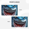 thumbnail image 4 of Placemats Set of 4 / 6, Cartoon Cute Shark Placemats for Dining Table Indoor/Outdoors Heat Resistant Washable Placemats 18" x 12", 4 of 8