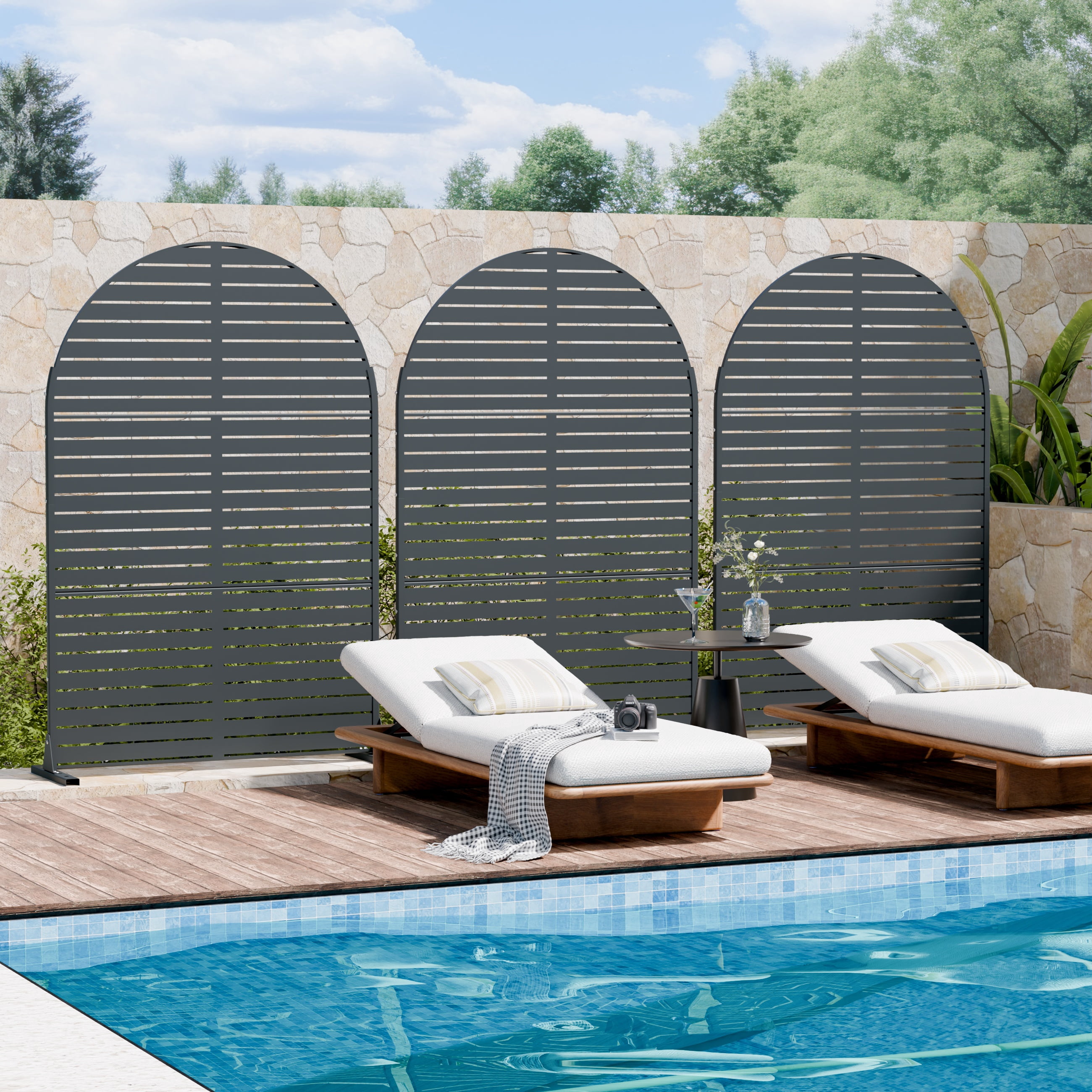 Metal Privacy Screen Fence Panel