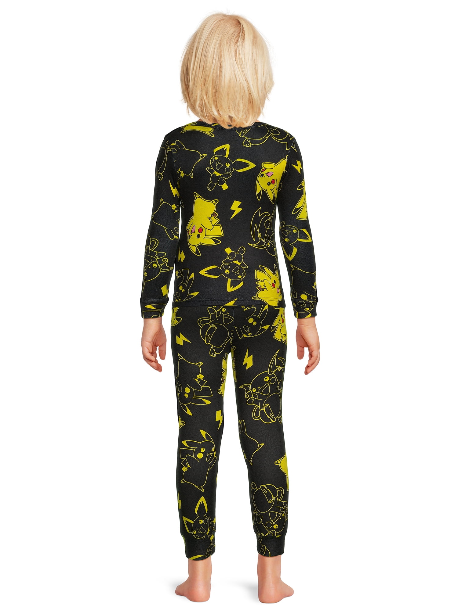 Nintendo Boys Pokémon Pikachu All Over Print 2-Piece Pajama Set, Sizes 4-10