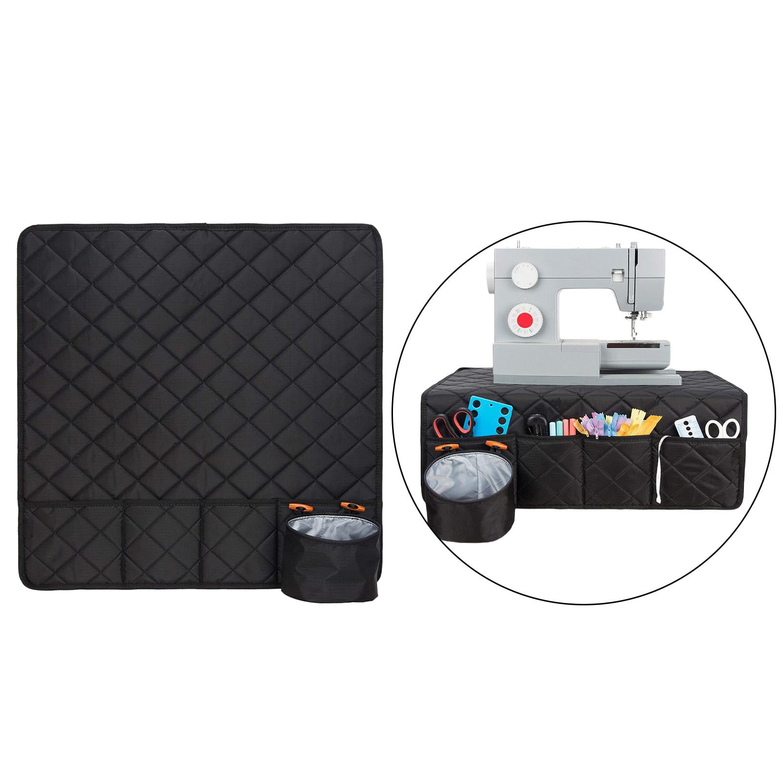 XXQGOMG Sewing Machine Mat Western Cowboy Sewing Machine Pad for Table with  Pockets Water-Resistant Foldable Sewing Machine Dust Cover Sewing Supplies