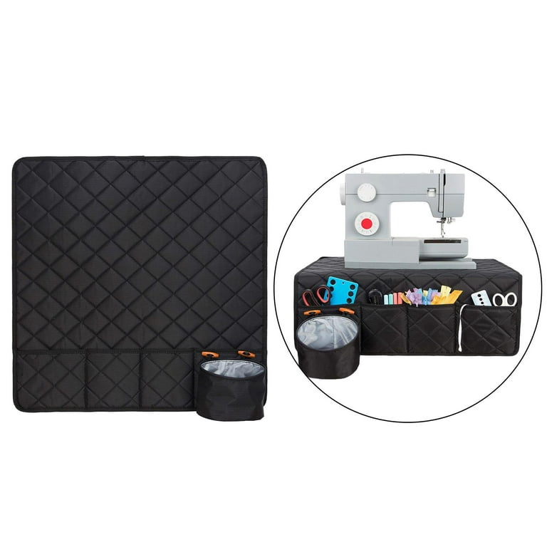 Sewing Machine Pad Organizer Portable Sewing Mat Dust Cover Waterproof  Sewing Machine Pad For Table With Multiple Pockets Sewing - AliExpress