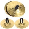 thumbnail image 1 of Miangastore 2 Pairs Belly Dancing Cymbals Creative Finger Cymbals Musical Instrument for Kids, 1 of 9
