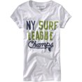 thumbnail image 1 of Aeropostale - Camiseta gráfica para mujer, color blanco, XS Aeropostale Camiseta gráfica, 1 of 1