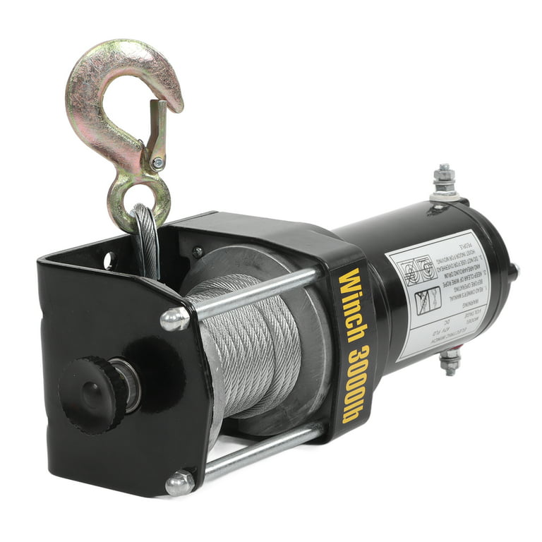 Electric Winch 24V, Steel Cable Low Resistance Electric Winch Kit