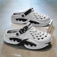 thumbnail image 4 of Bibifish Mens Womens Garden Clogs Tech Style Thick Sole Adjustable Heel Strap Slide Sandals Outdoor Beach Slippers, 4 of 8