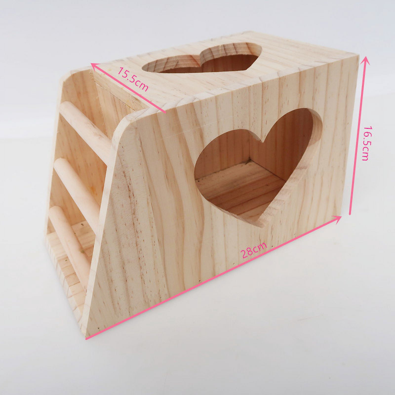 Wooden Cage Feeder Hay Rack For Rabbits Chinchillas Hay Feeder for Pets Home